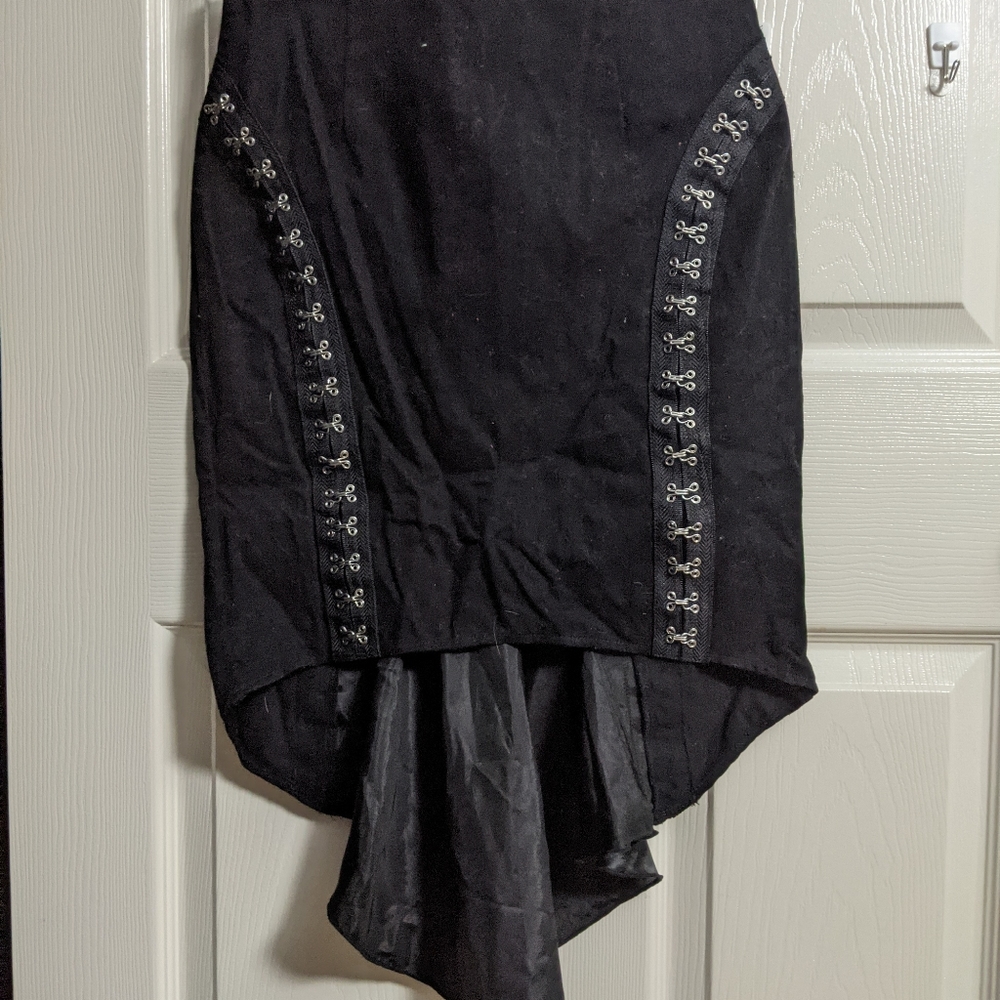 Necessary Evil Knee-length Skirt w/ Satin Train
